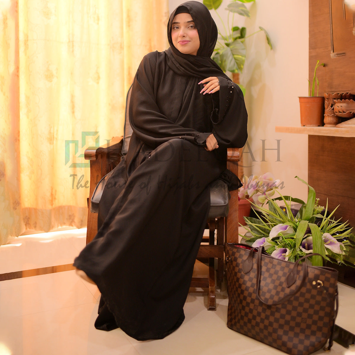 Jasmine Abaya-Black
