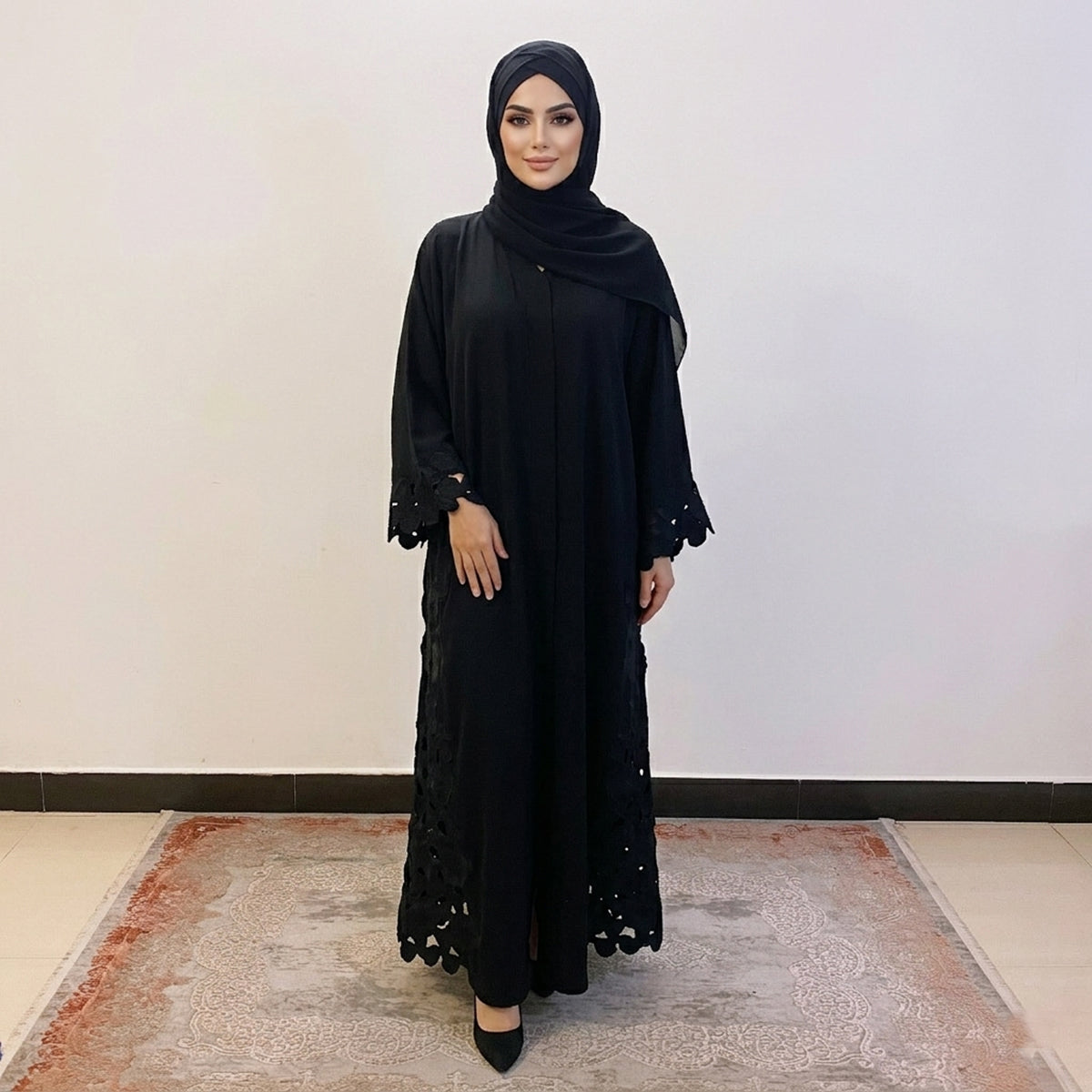Basma Abaya-Black