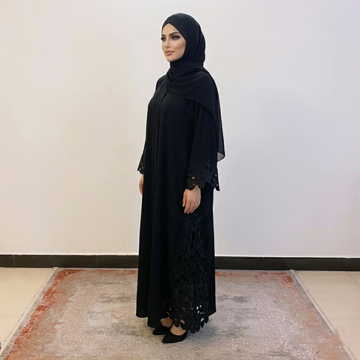 Basma Abaya-Black