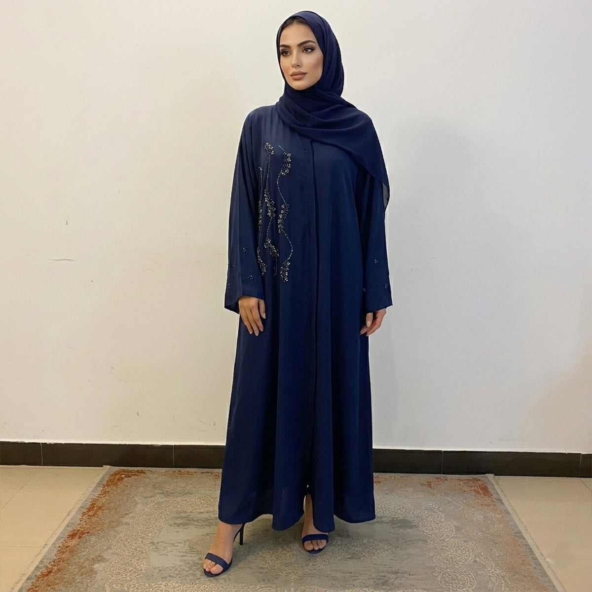 Cairo Midnight blue abaya