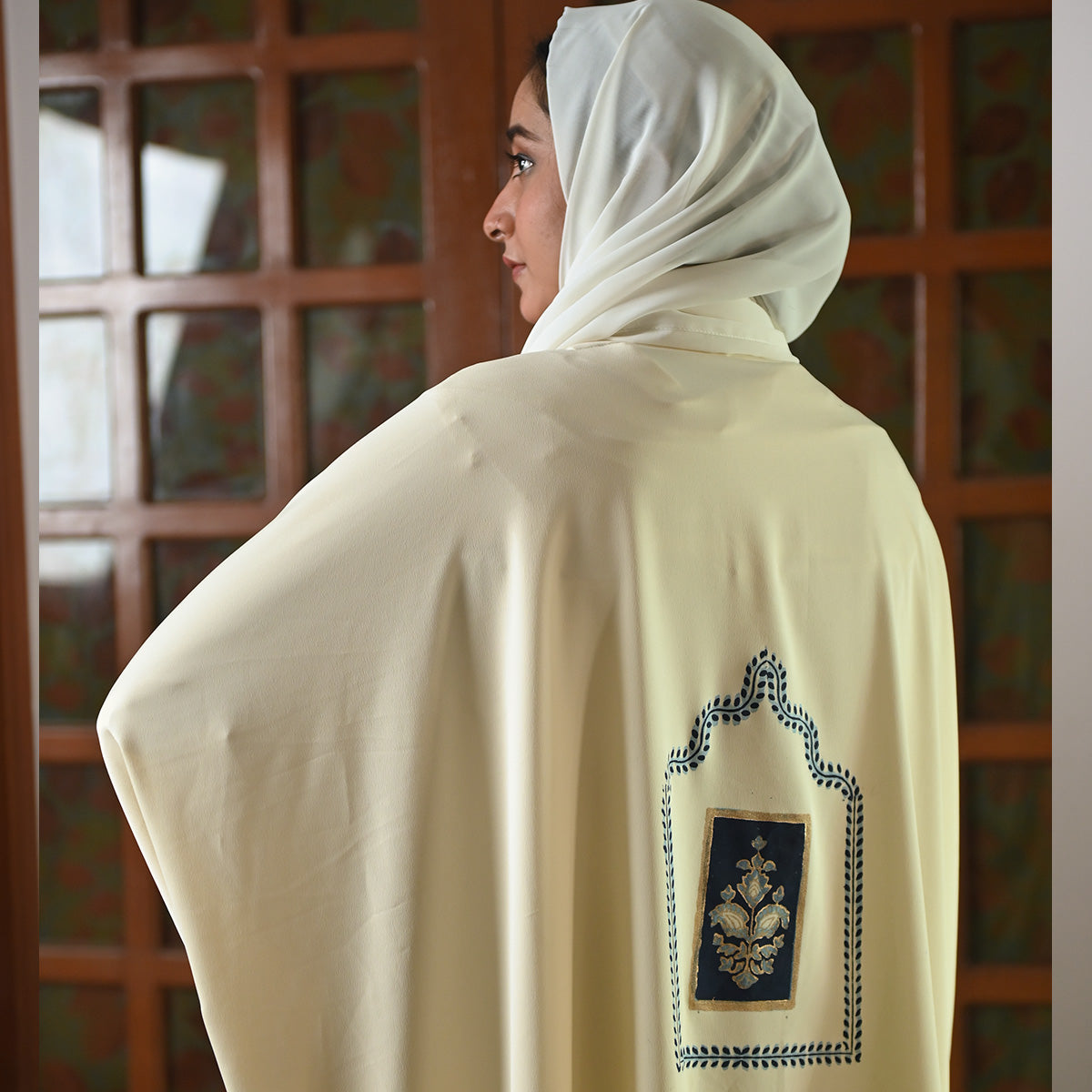 Pure Pearl Abaya-2