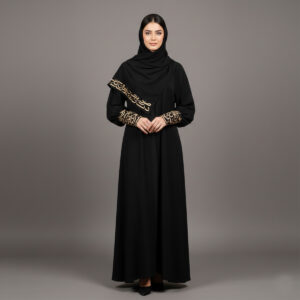 Arabic Abaya-Pleated