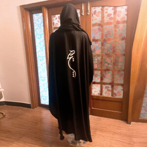 Black Arabic Cape Abaya