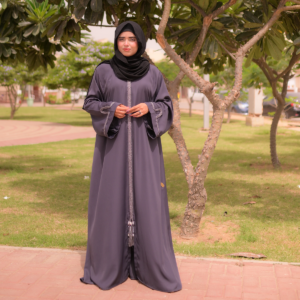 Robe Abaya-Charcoal Grey