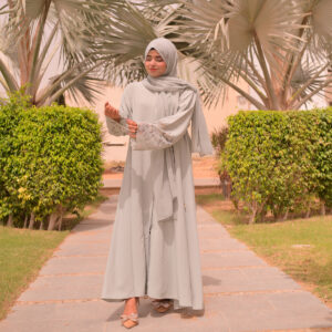Net Abaya-Green