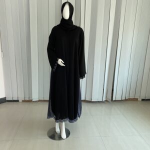 Midnight Black Abaya