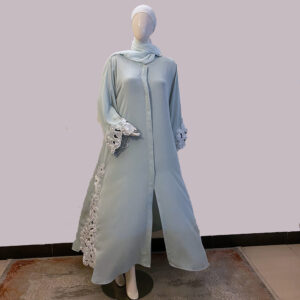 Basma Abaya-Mint Green