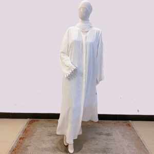 Nisa Abaya- White